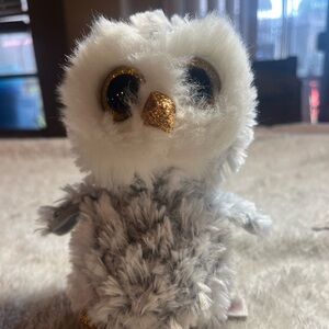 White owl stuffed animal